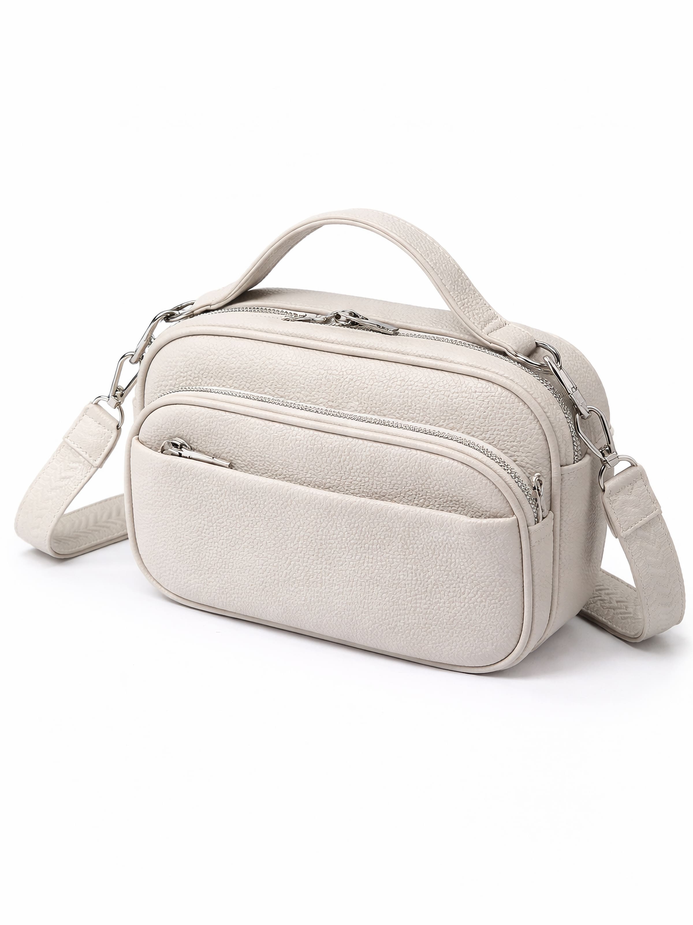 Toni&Friends Crossbody Bag 'Knaller' in Beige: front