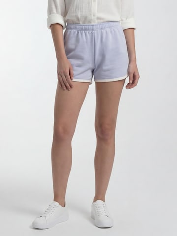 Antargo Regular Pants 'Women's Athletic Shorts' in Blue: front
