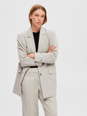 SELECTED FEMME - Blazer 'REJA' em cinzento