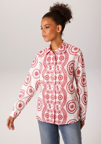 Aniston CASUAL Blouse in Red: front