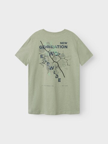 NAME IT Shirt 'KENDJO' in Green