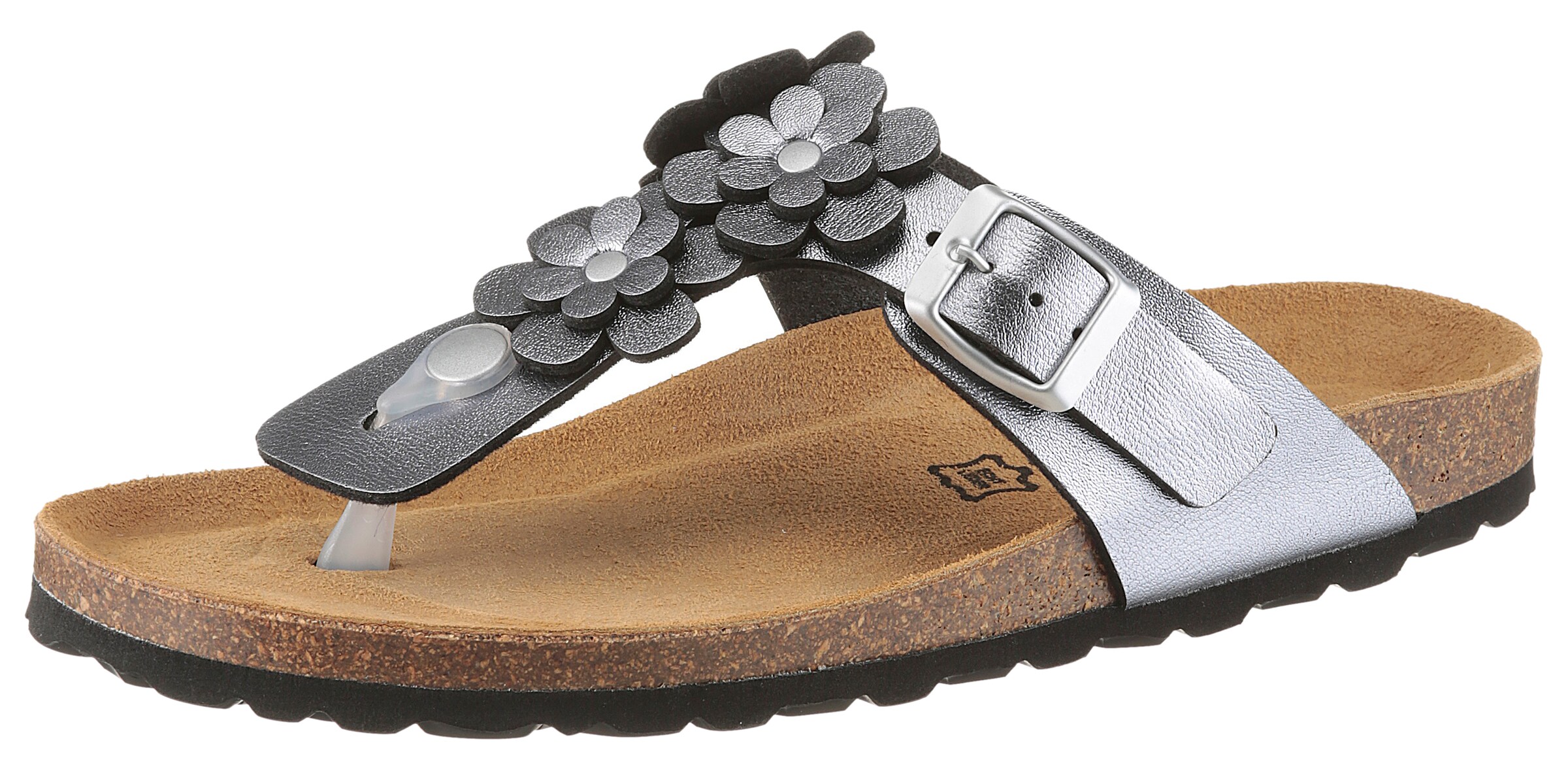 Aniston Zehentrenner in Silber: Vorderseite