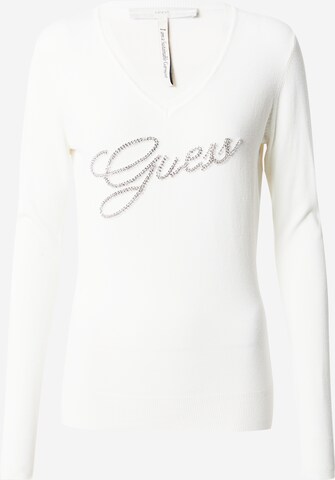 GUESS Sweater 'LAURE' in White: front