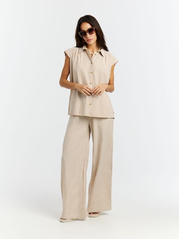 PROTEST Shirt 'PRTPeacy' in Brown