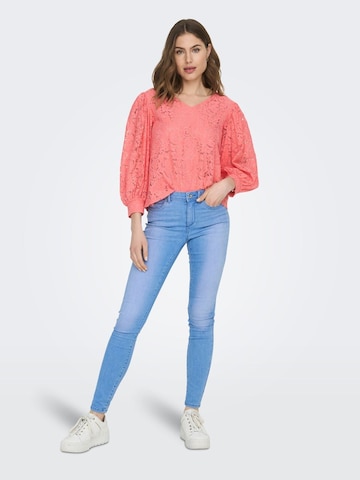 ONLY - Blusa 'BINA YRSA' em laranja