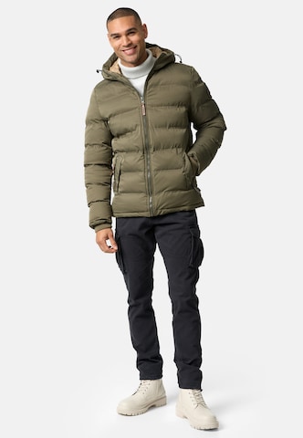 INDICODE JEANS Winter Jacket in Green