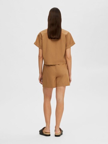 SELECTED FEMME Blouse in Brown