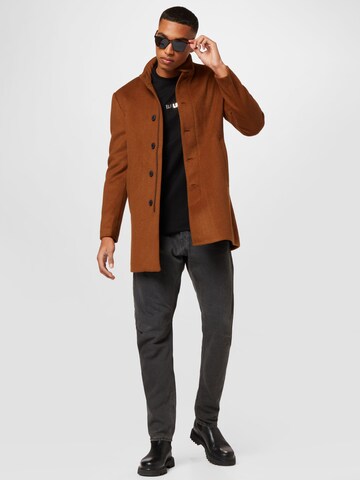 SELECTED HOMME Between-Seasons Coat 'FLOYD' in Beige