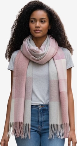 Kumixi Scarf 'Fransen' in Pink: front