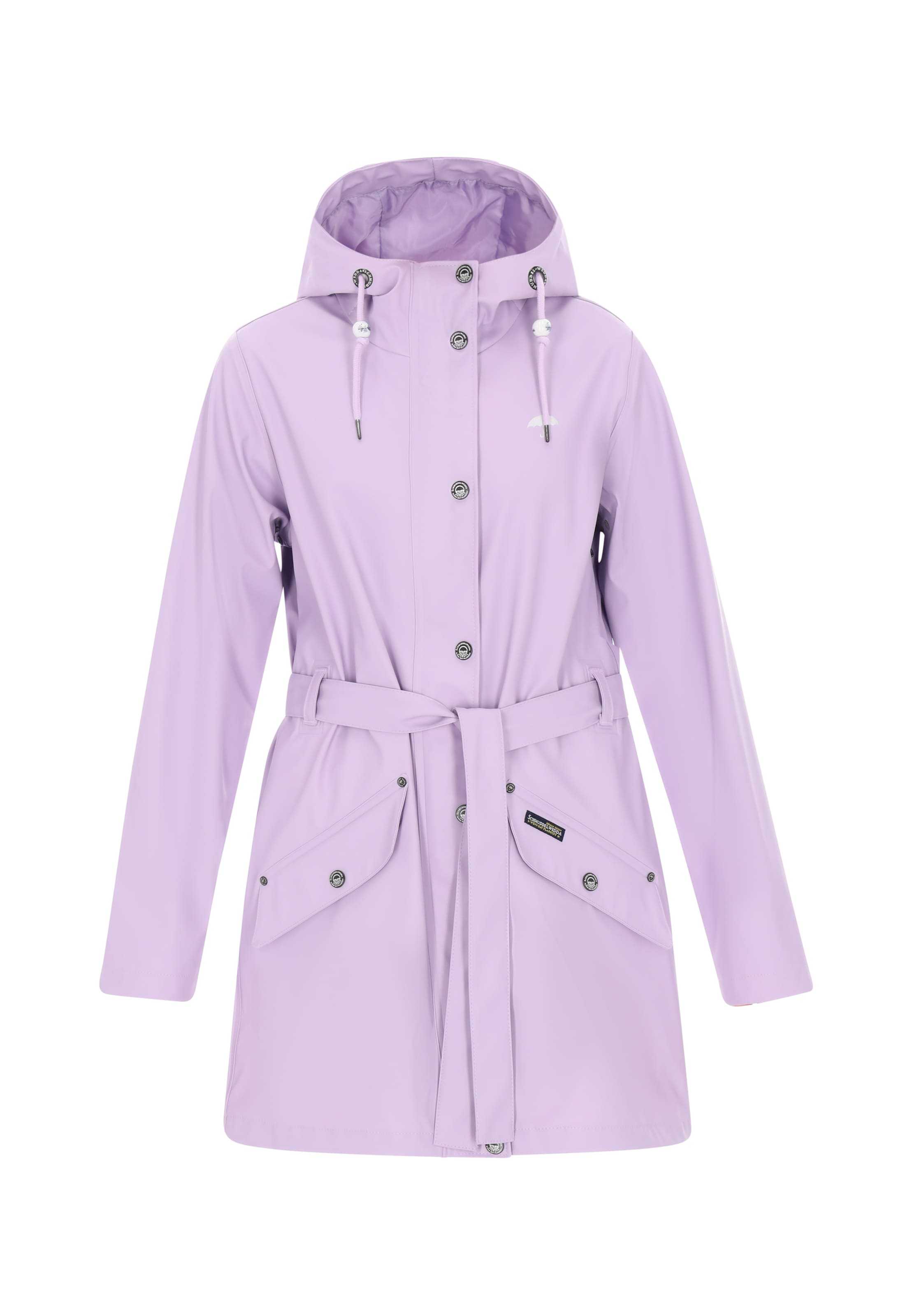 Schmuddelwedda Преходно палто в лилав: отпред