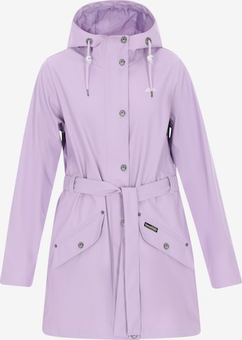 Manteau mi-saison Schmuddelwedda en violet : devant