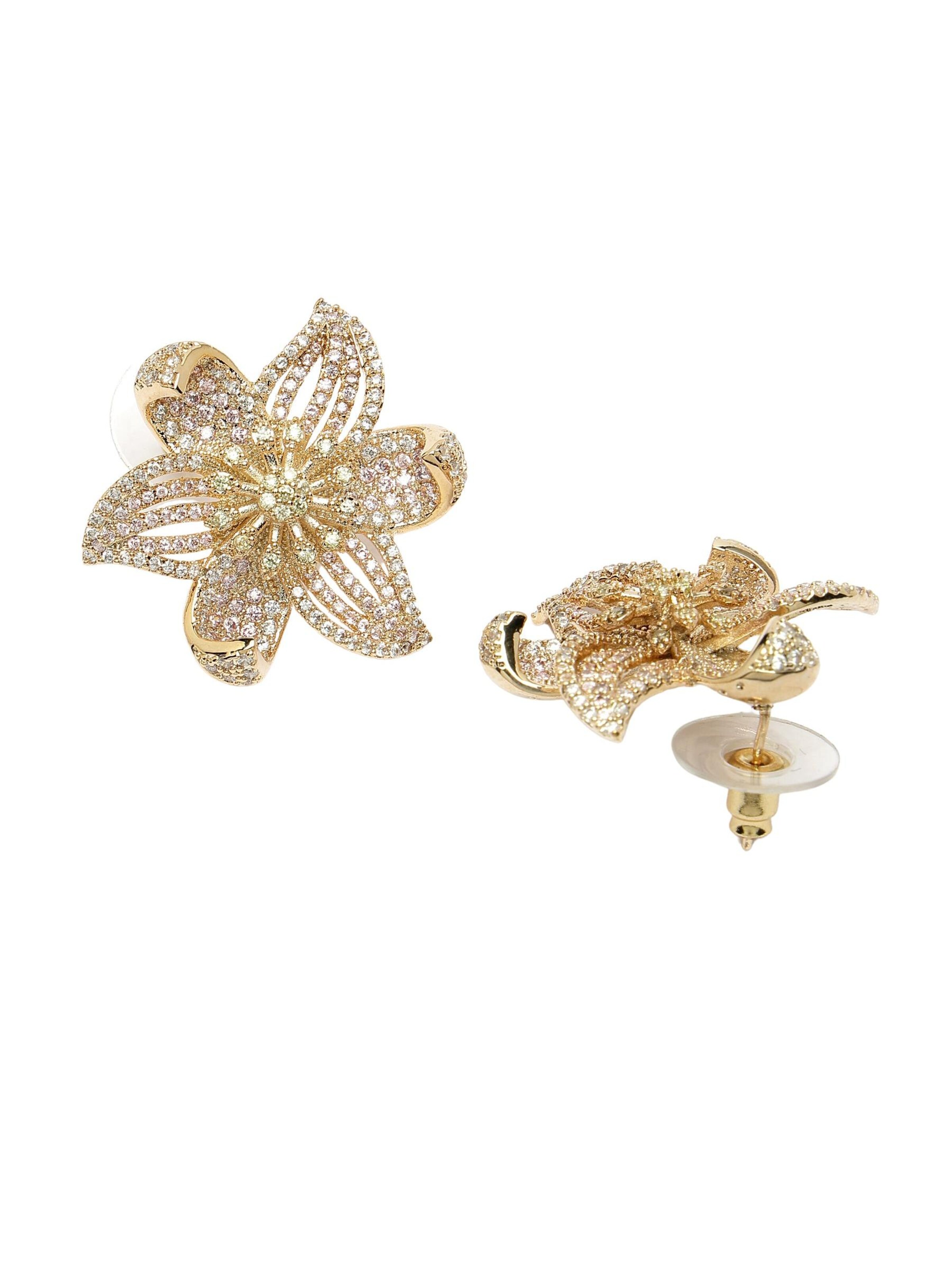 AVANT-GARDE PARIS - Pendientes 'Violetaette' en rosa