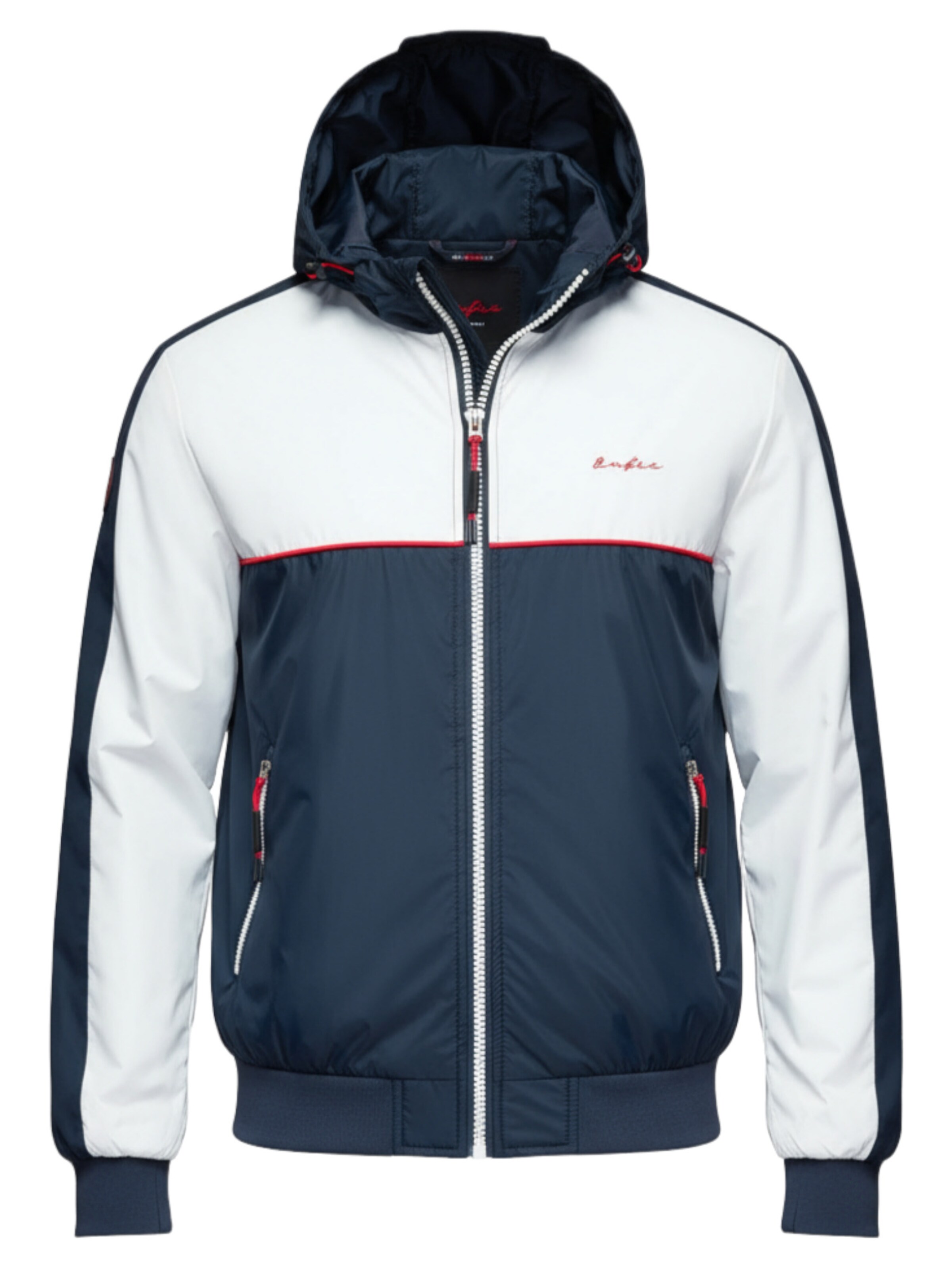 Veste mi-saison 'OM-JANP-0228' Ombre en bleu : devant