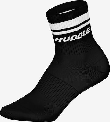 Chaussettes Huddle en noir : devant