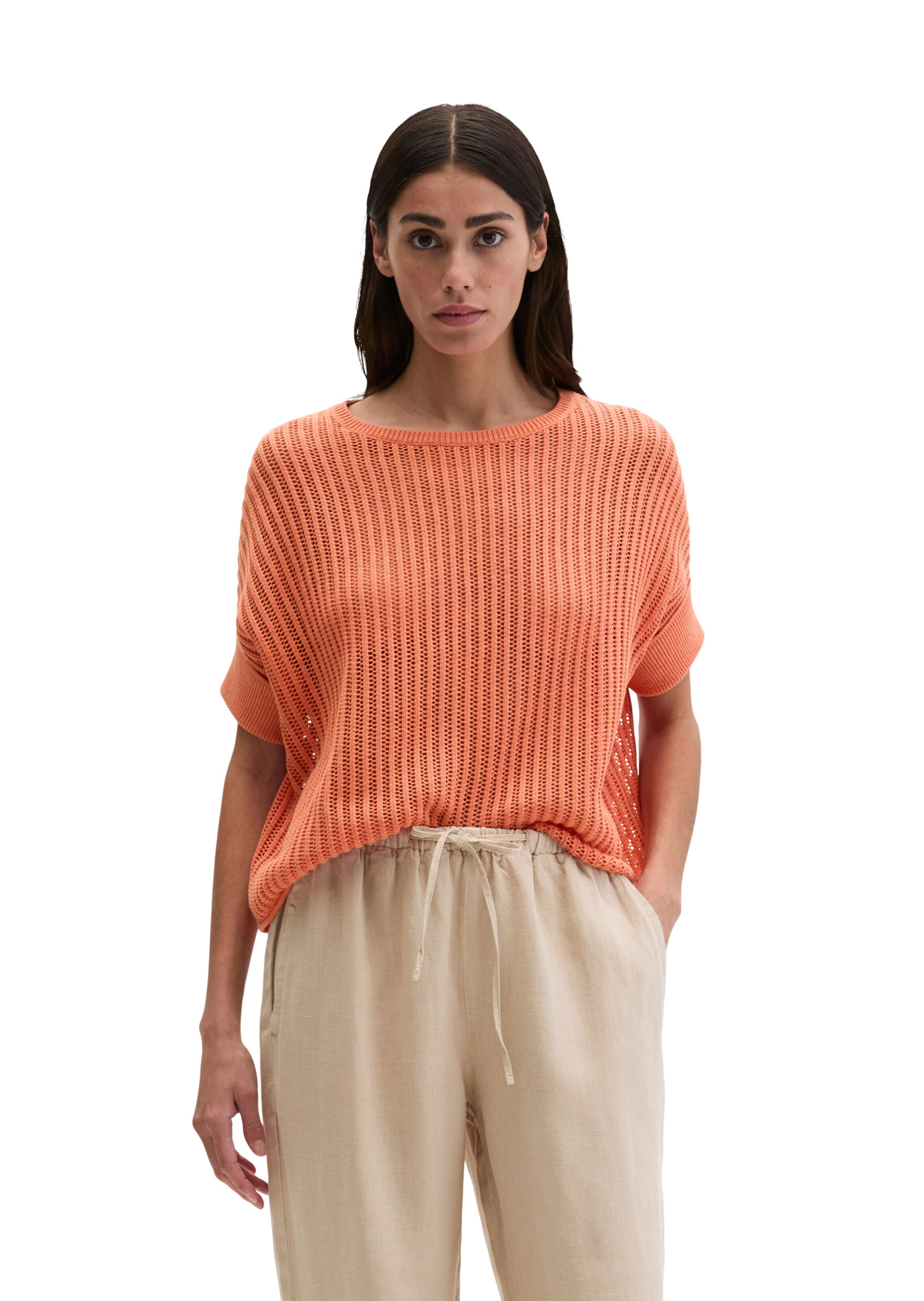 Pull-over Marc O'Polo en orange : devant