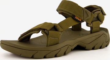 TEVA Trekkingsandale 'Terra Fi 5 Universal' in Grün: Vorderseite