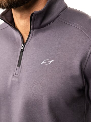 saved lab Funktionsshirt 'SL-161 Quarter Zip Anthracite'‌‌‌‌‌‌ in Grau