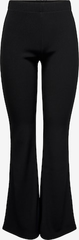 Flared Leggings 'ONLFever' di ONLY in nero: frontale