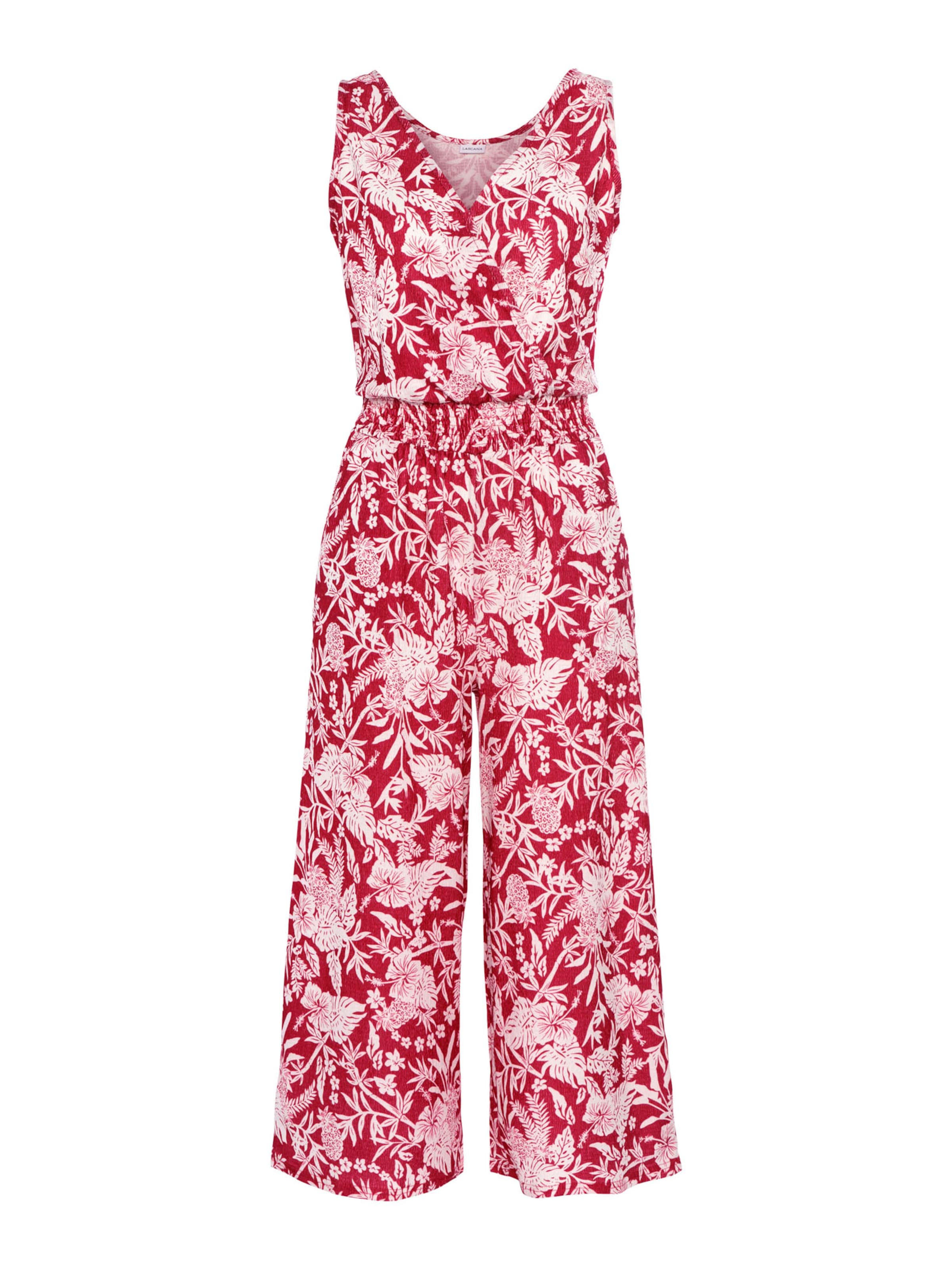 LASCANA Jumpsuit in Red: front
