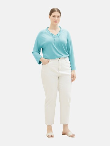 Tom Tailor Women + Shirt in Blau