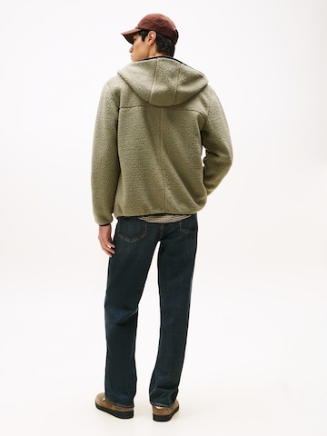 Tommy Jeans Флисовая куртка в Зеленый