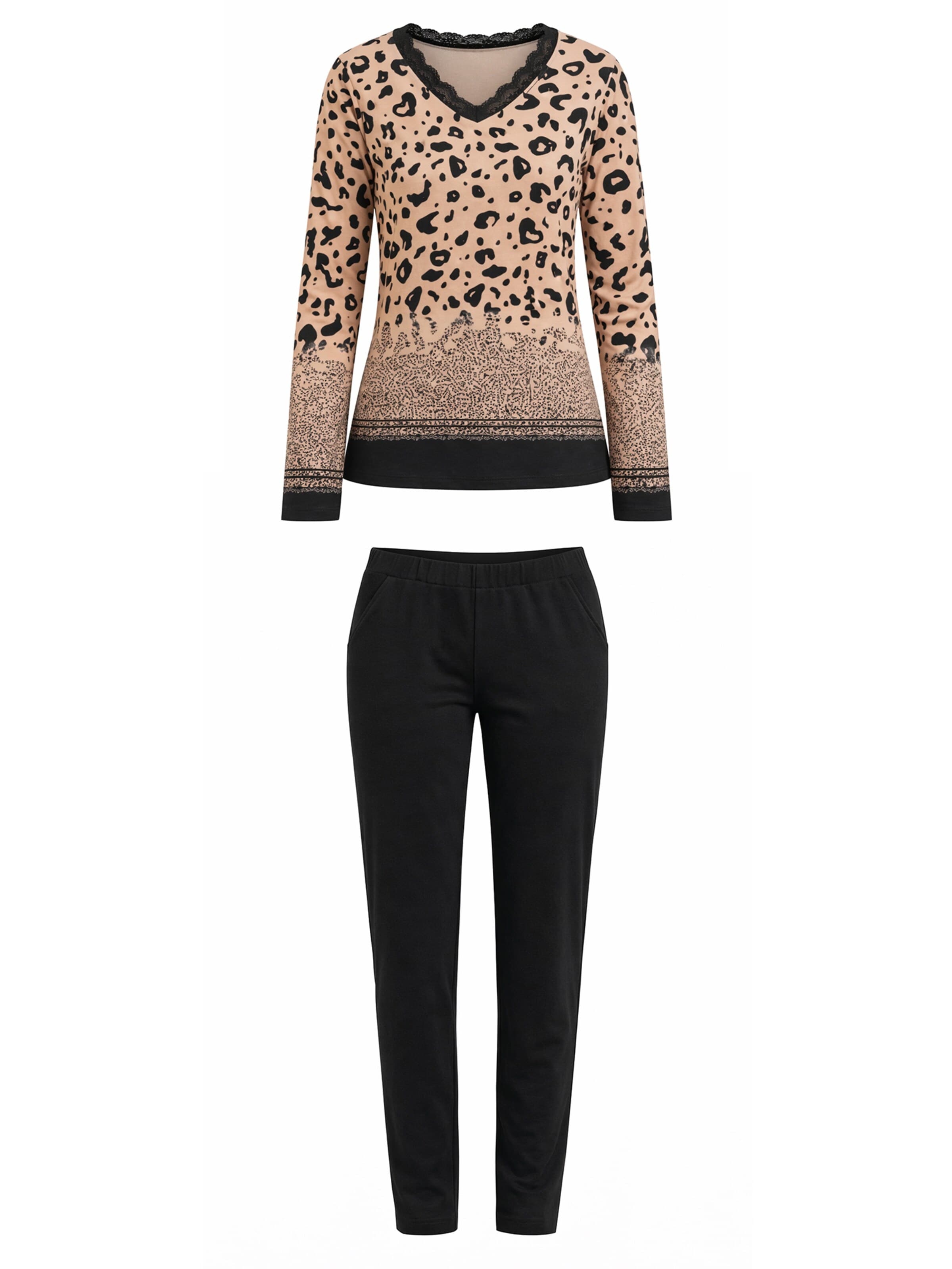 Vivisence Pajama '2061' in Black: front