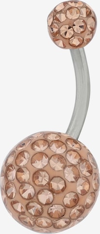 Akzent Piercings 'langlebig' in Gold: front