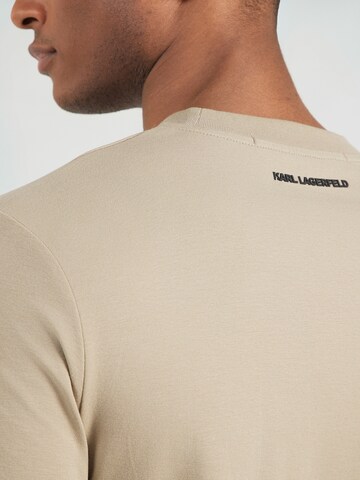 Karl Lagerfeld Koszulka w kolorze beżowy