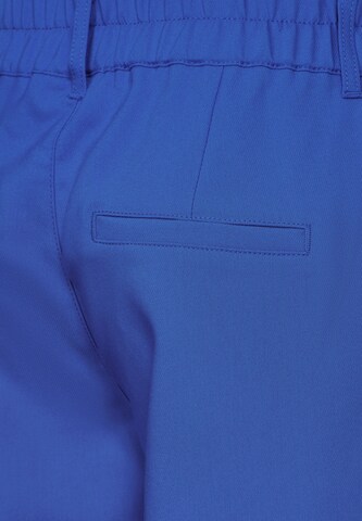 STREET ONE Slim fit Pleated Pants in Blue