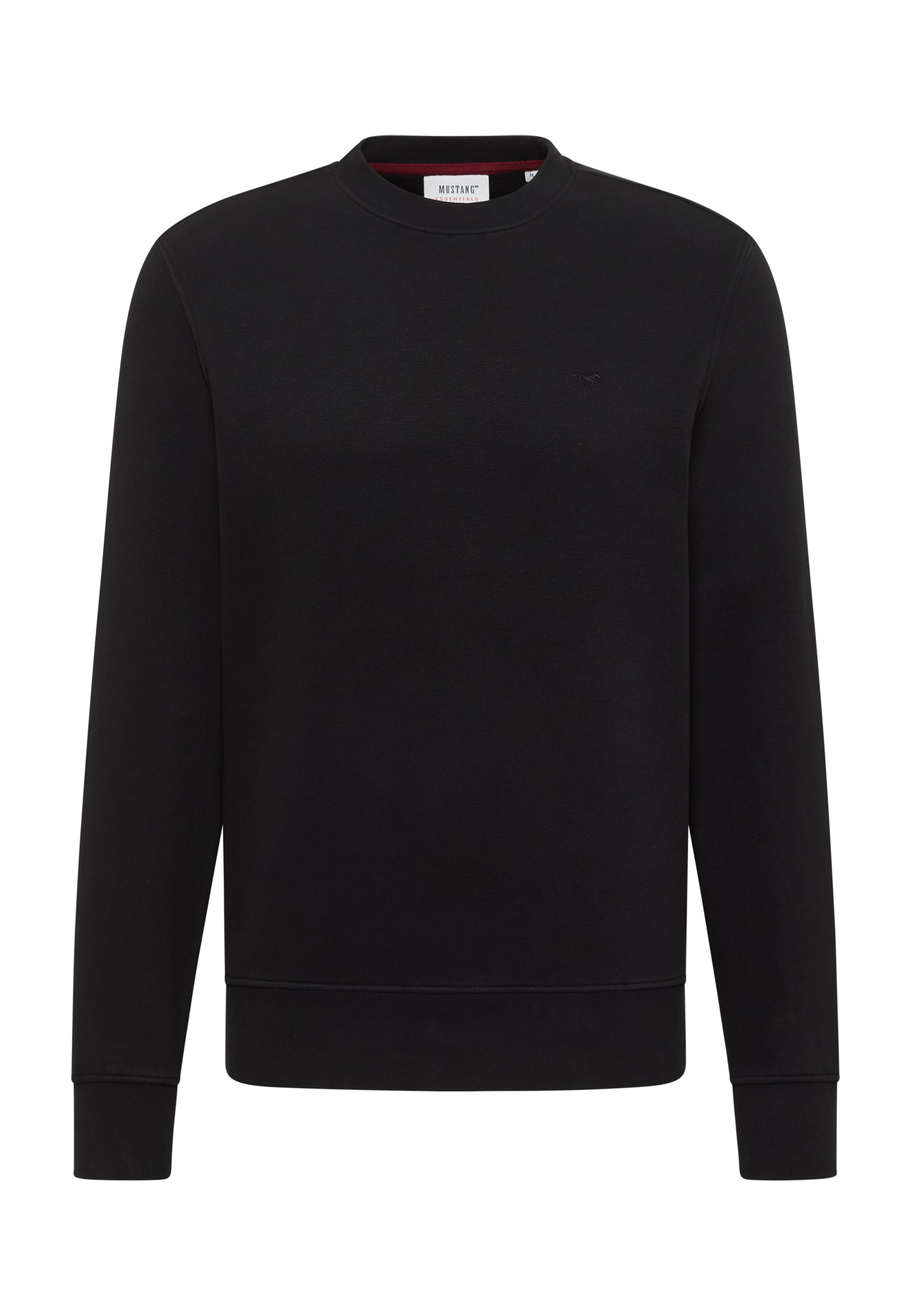 MUSTANG Sweatshirt 'Clio' in Black: front