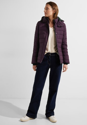 CECIL Winter Jacket 'Melange' in Purple