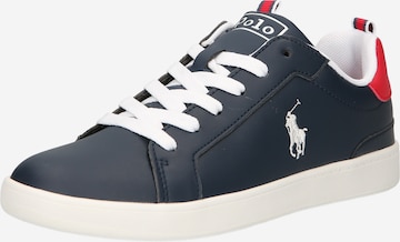 Polo Ralph Lauren Sneakers in Blauw: voorkant
