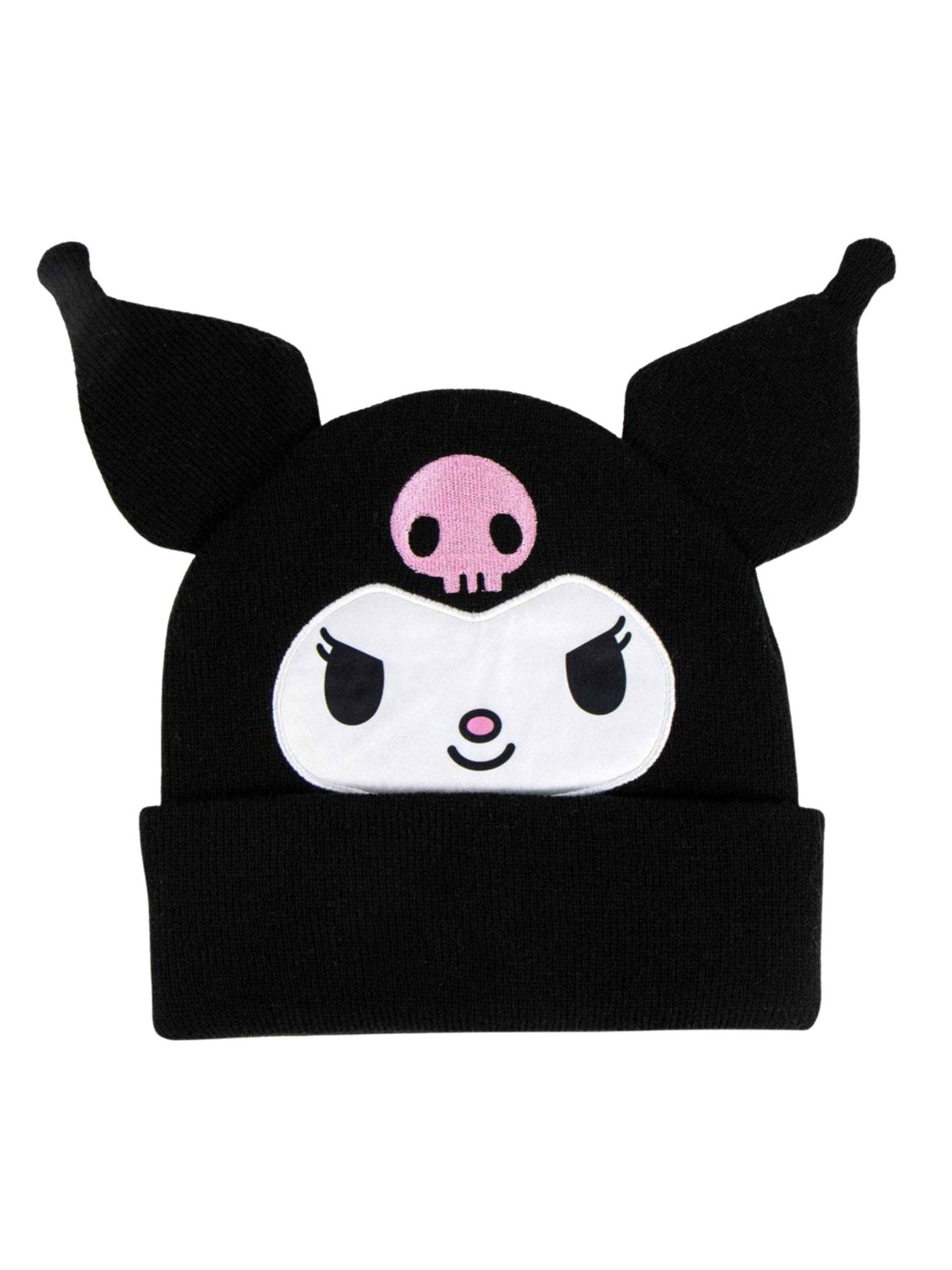 Cerdá Beanie 'Mütze mit Pünktchenmuster' in Black: front