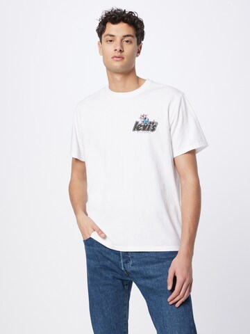 LEVI'S ® - Camisa 'Relaxed Fit Tee' em branco: frente