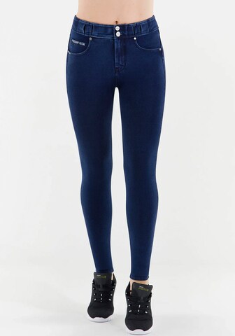Freddy Skinny Jeggings in Blue: front