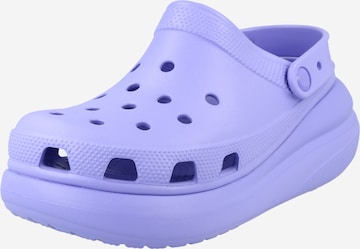 Crocs Clogs in Purple: front