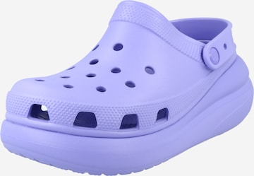 Saboţi 'Classic Crush' de la Crocs pe mov: față