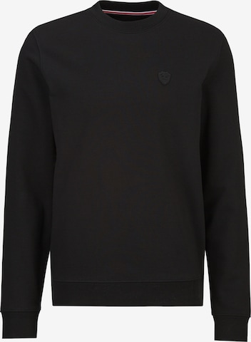 19V69 ITALIA Sweatshirt 'Nico' in Zwart: voorkant