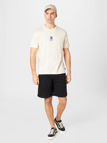 RVCA Shirt 'RADIO PALMS' in Weiß