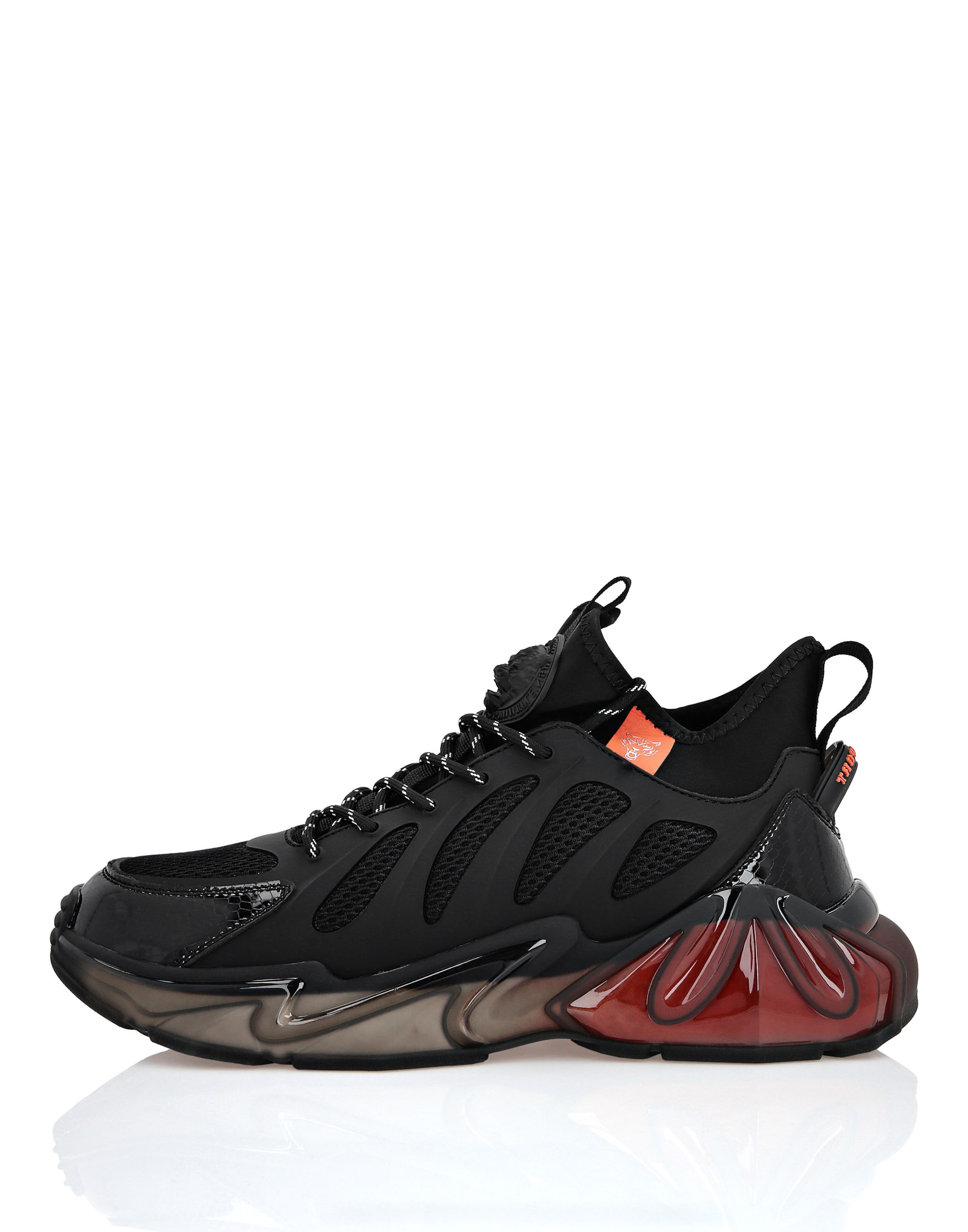 Plein Sport Sneakers laag 'The Bubble Gen.x.02 Tiger' in Zwart: voorkant