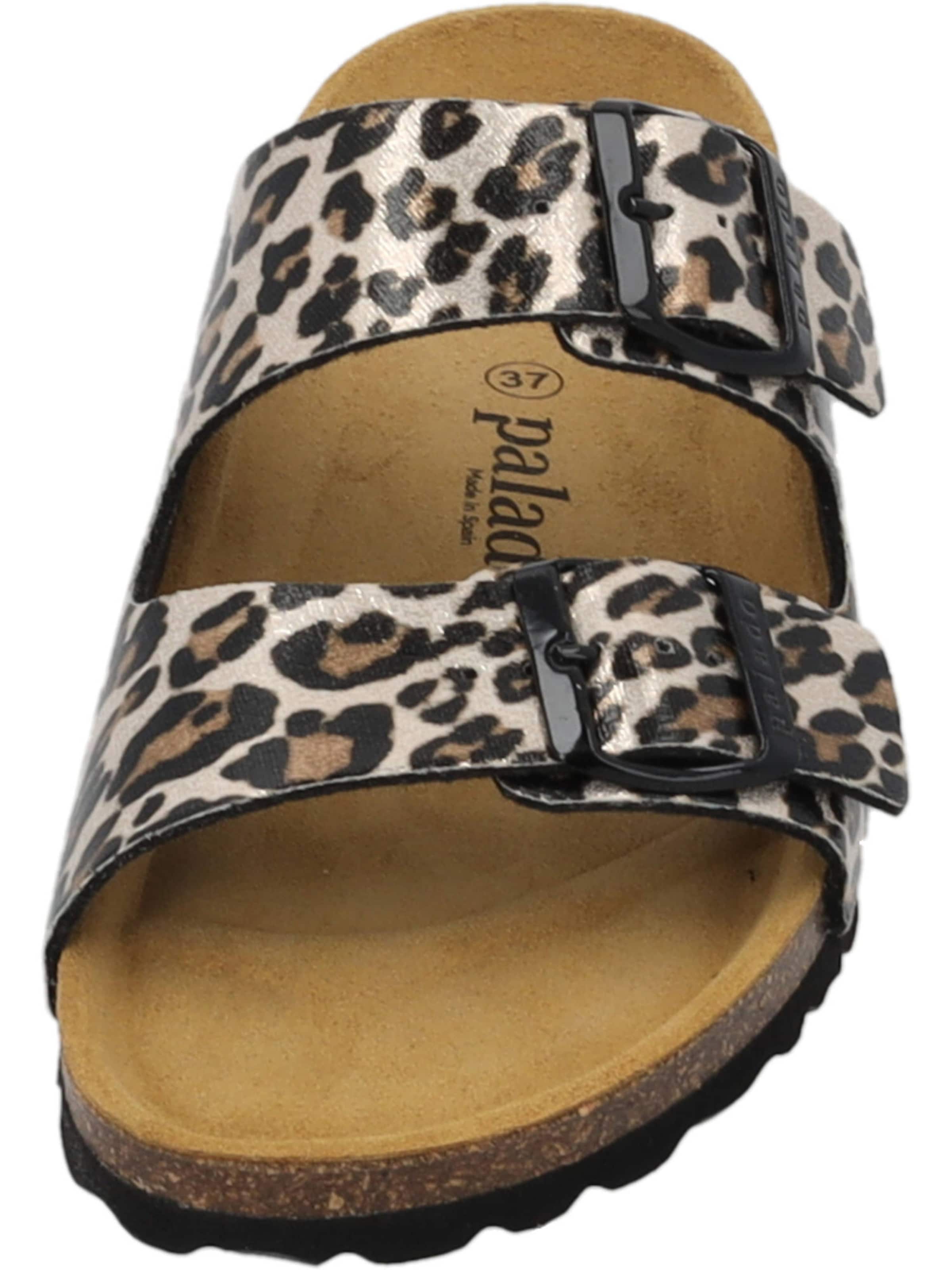 Palado Pantoletten 'Korfu Leo' in Beige