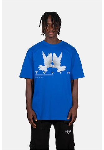 Lost Youth Shirt 'Dove' in Blauw