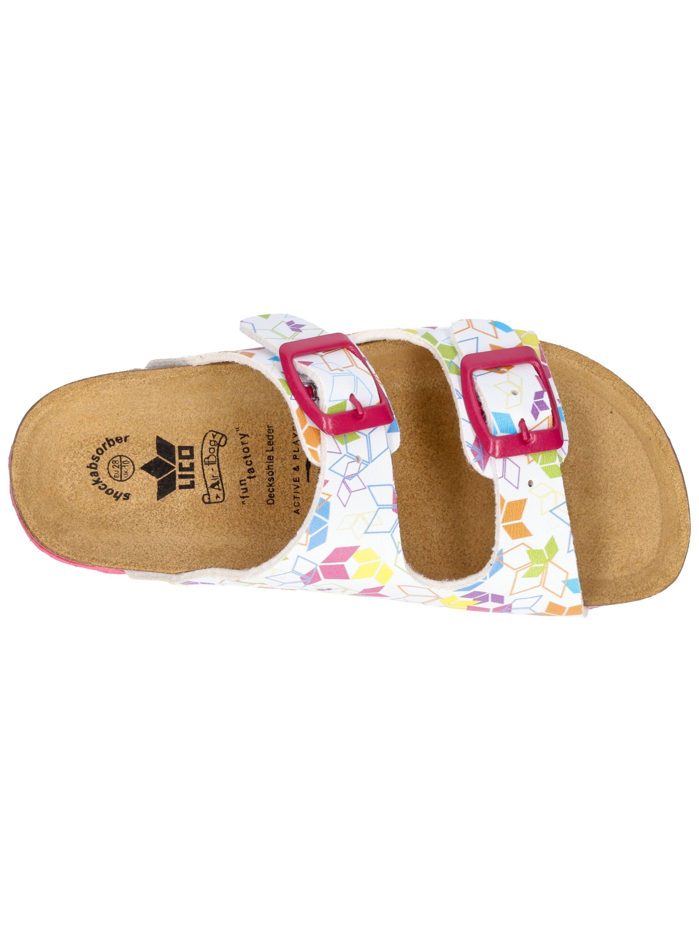 LICO Pantolette 'Bioline Rocky' in Weiß