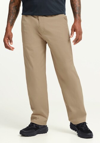 JACK WOLFSKIN Regular Outdoor Pants in Beige: front