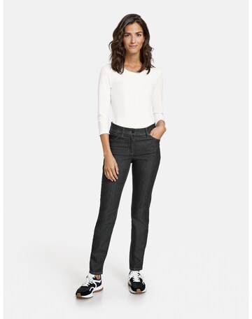 GERRY WEBER Skinny Farkut 'Best4me' värissä musta