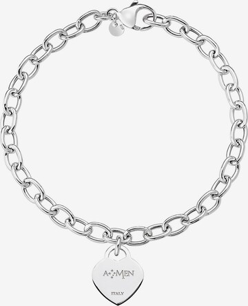 Amen Bracelet in Silver: front