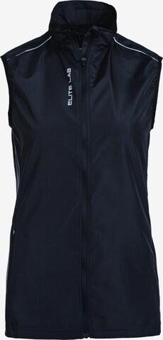 ELITE LAB Sportbodywarmer in Zwart: voorkant