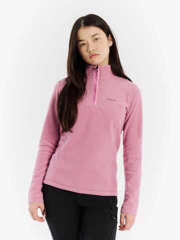 PROTEST Sportief sweatshirt 'Remutey JR' in Roze: voorkant