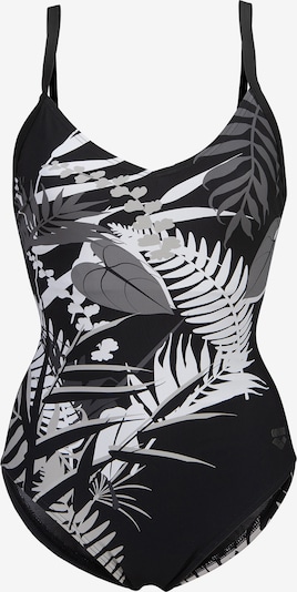 ARENA Badeanzug 'BODYLIFT  B CUP' in schwarz / weiß, Produktansicht