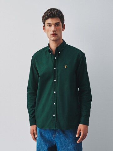 Regular fit Camicia di Next in verde: frontale